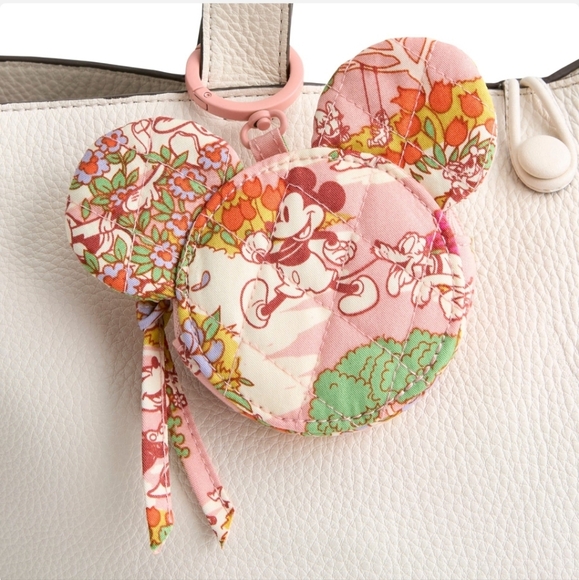 Vera Bradley Disney Mickey Mouse Zip Bag Charm - Picture 2 of 10